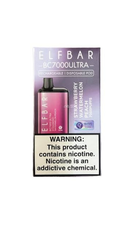 Elf Bar - BC 7000 strawberry Watermelon peach - Dijital Sigara