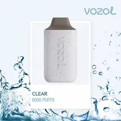 Vozol Star - 6000 Gum Mint Clear - Dijital Sigara